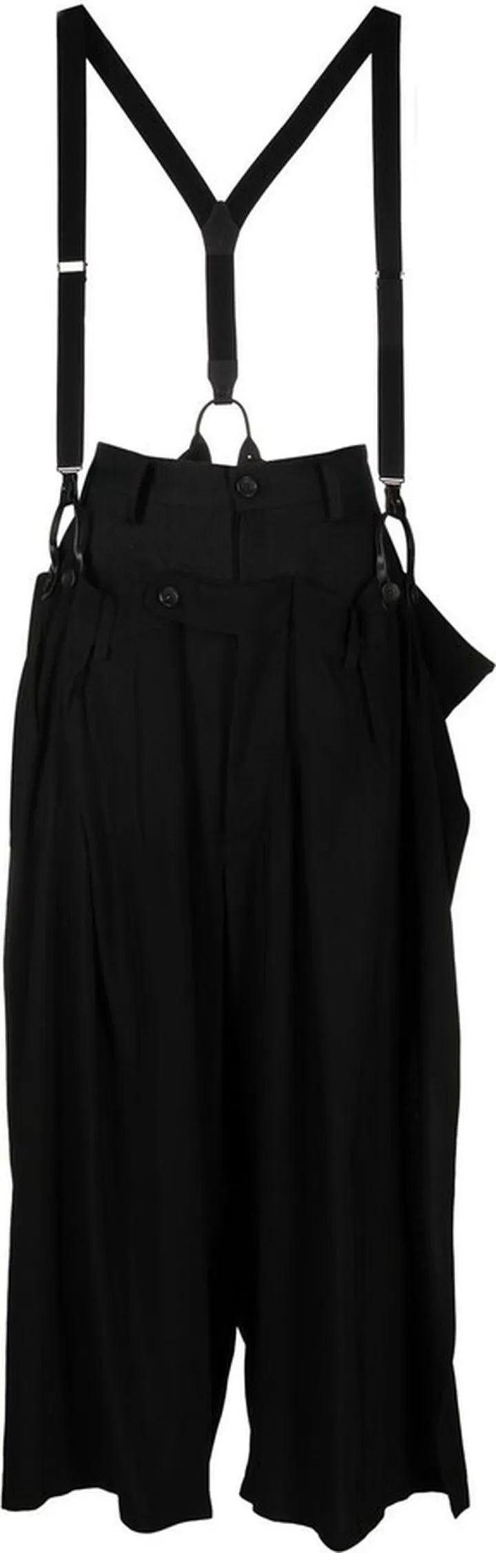 Wide-Leg Cropped Trousers