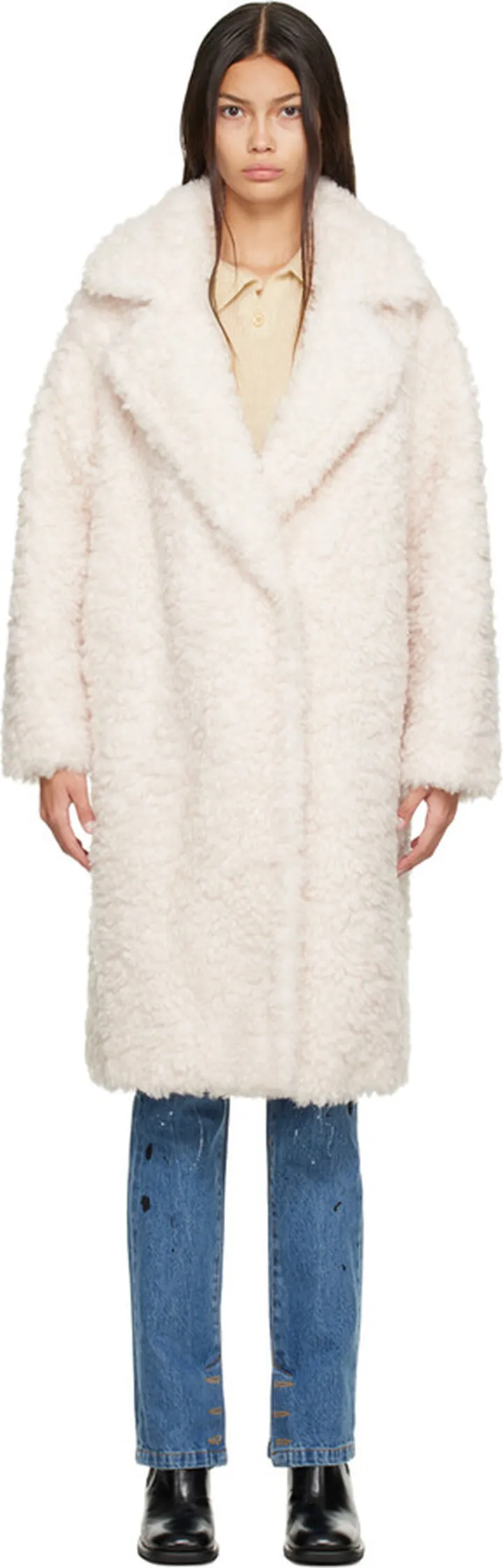 Yves Salomon - Meteo Pink Maxi Coat