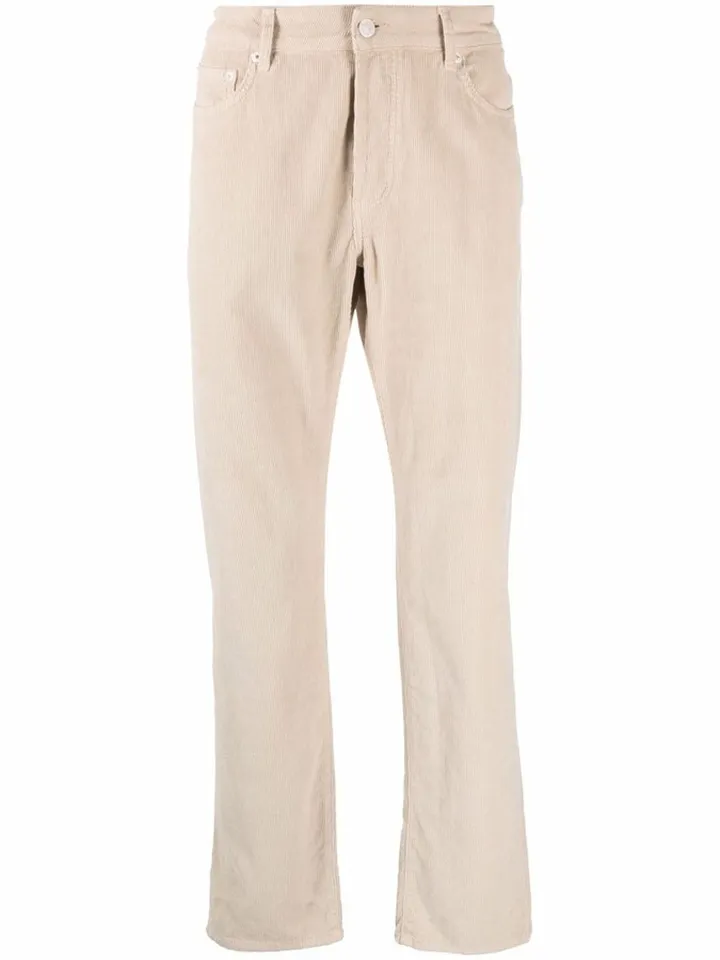 Corduroy Straight Trousers