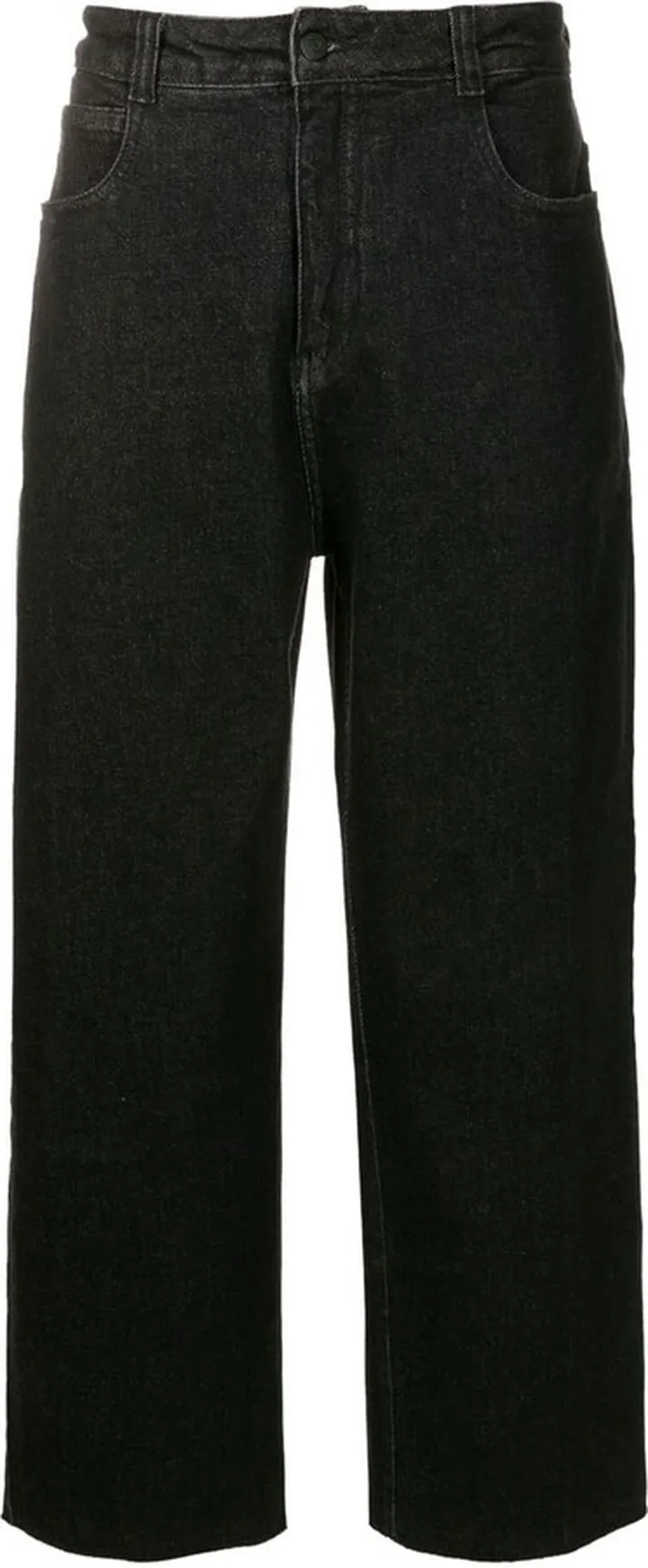 Wide-Leg Denim Jeans