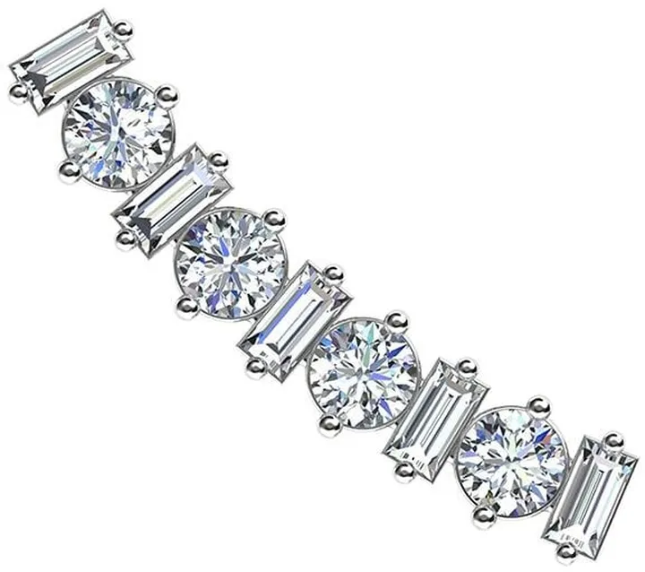 18kt white gold Amalfi diamond ear cuff