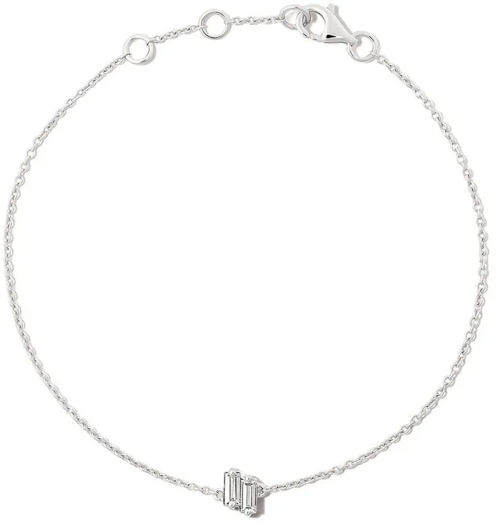 18kt white gold HERMITAGE diamond bracelet
