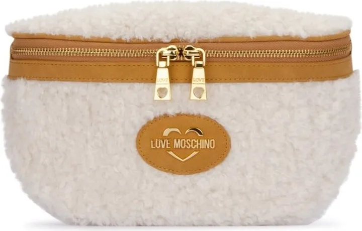 Love Moschino Logo-Plaque Zipped Belt Bag