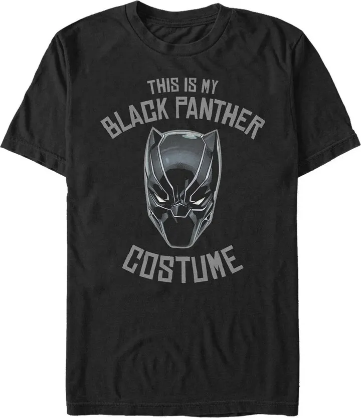 Men's Marvel Halloween My Panther Costume T-Shirt - Black - 3X Large