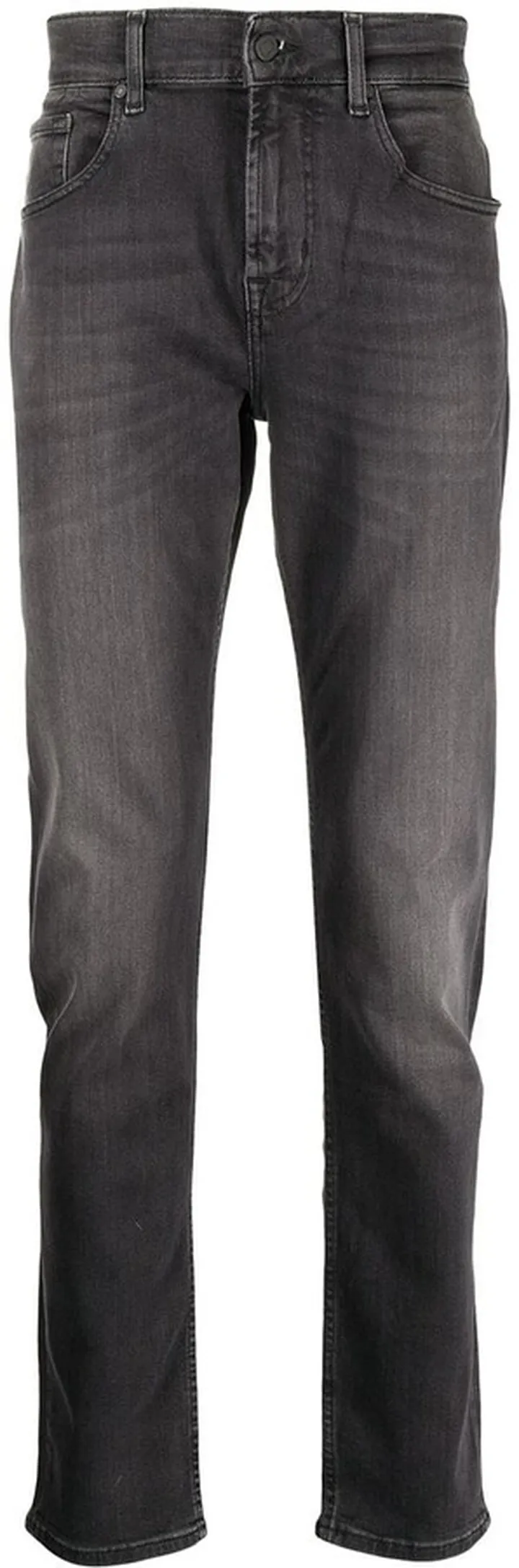 Skinny-Cut Washed Jeans