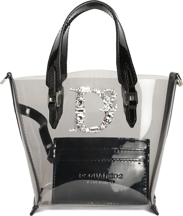 D2 crystal statement shopping bag