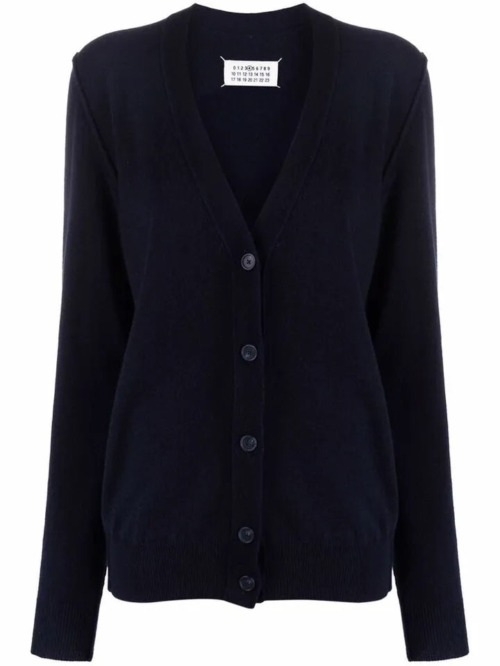 V-neck cashmere cardigan