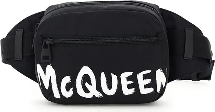 Alexander McQueen Graffiti Logo Belt Bag