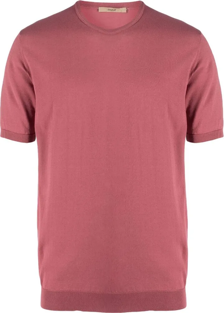 round-neck cotton T-shirt