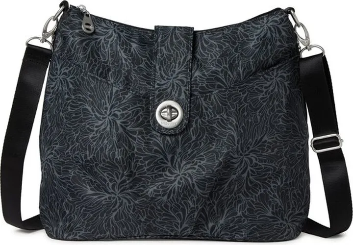 Baggallini Helsinki Crossbody Hobo Bag - Grey