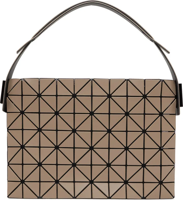 Bao Bao Issey Miyake Tan Baguette Matte Shoulder Bag
