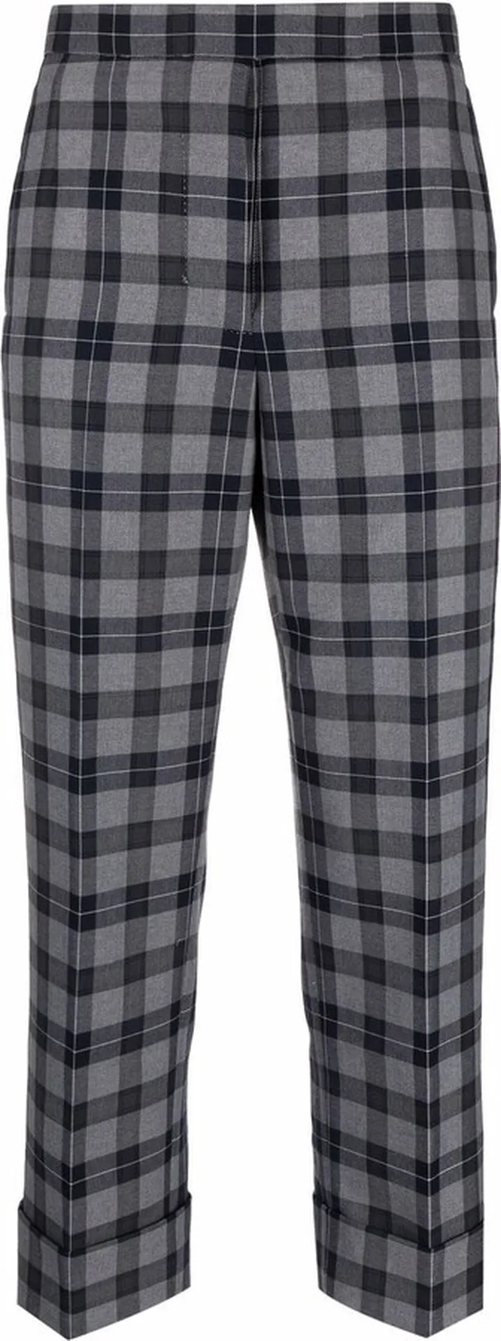Tartan Cropped Trousers