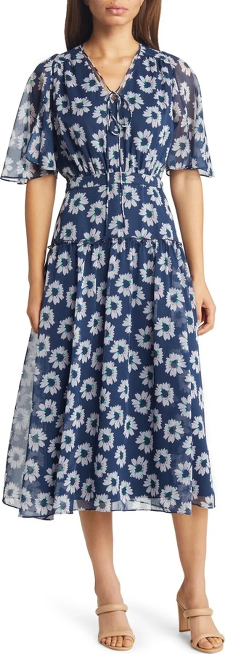 Marllee Tiered Midi Dress