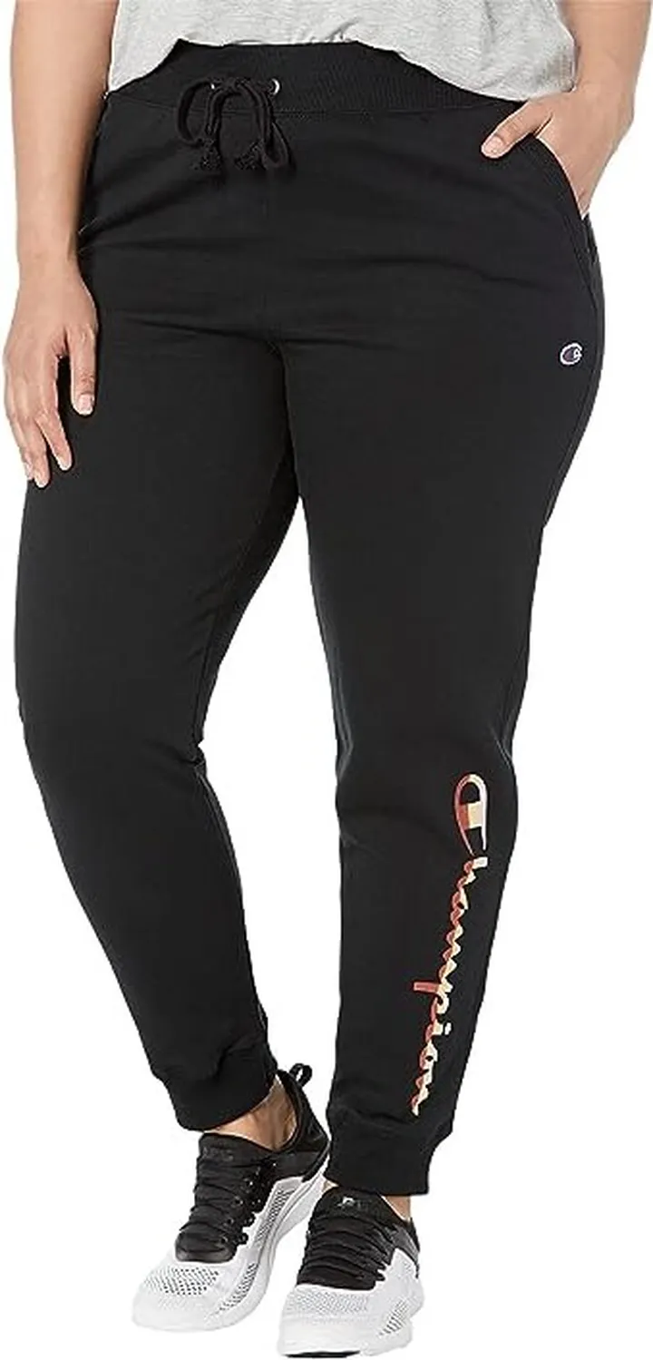 Champion Plus Powerblend Joggers (Black) Women's Clothing