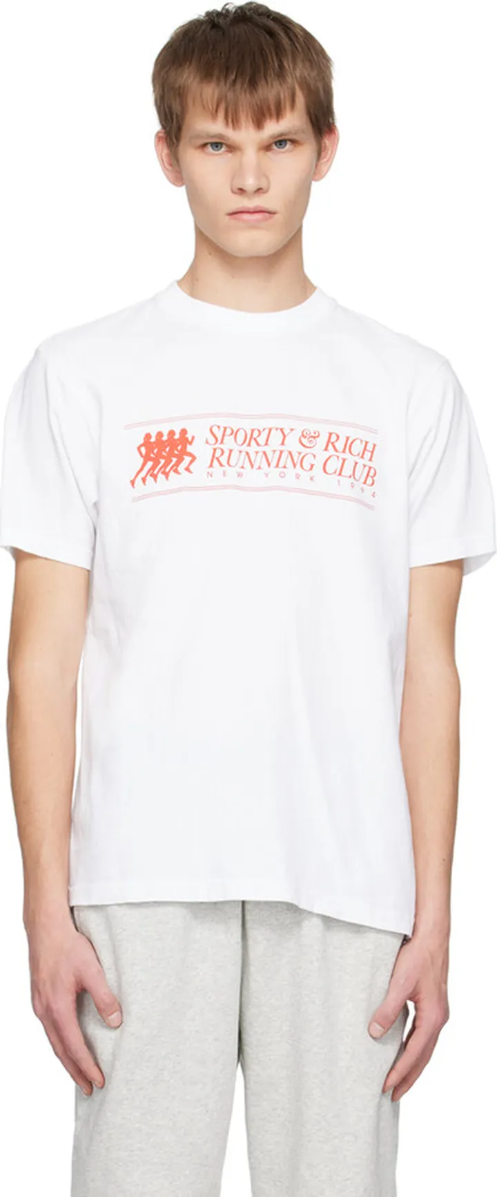 Sporty & Rich White 94 Running Club T-Shirt