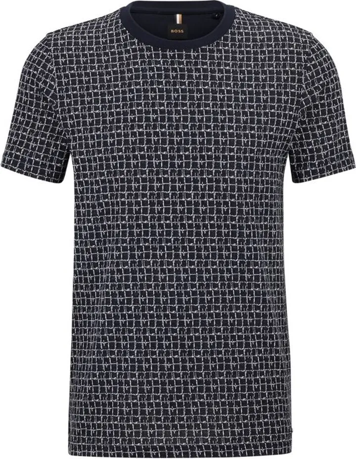 Boss Cotton Printed Tribel T-Shirt