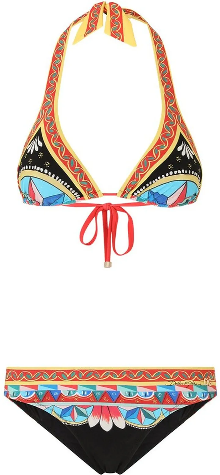 Graphic-Print Bikini