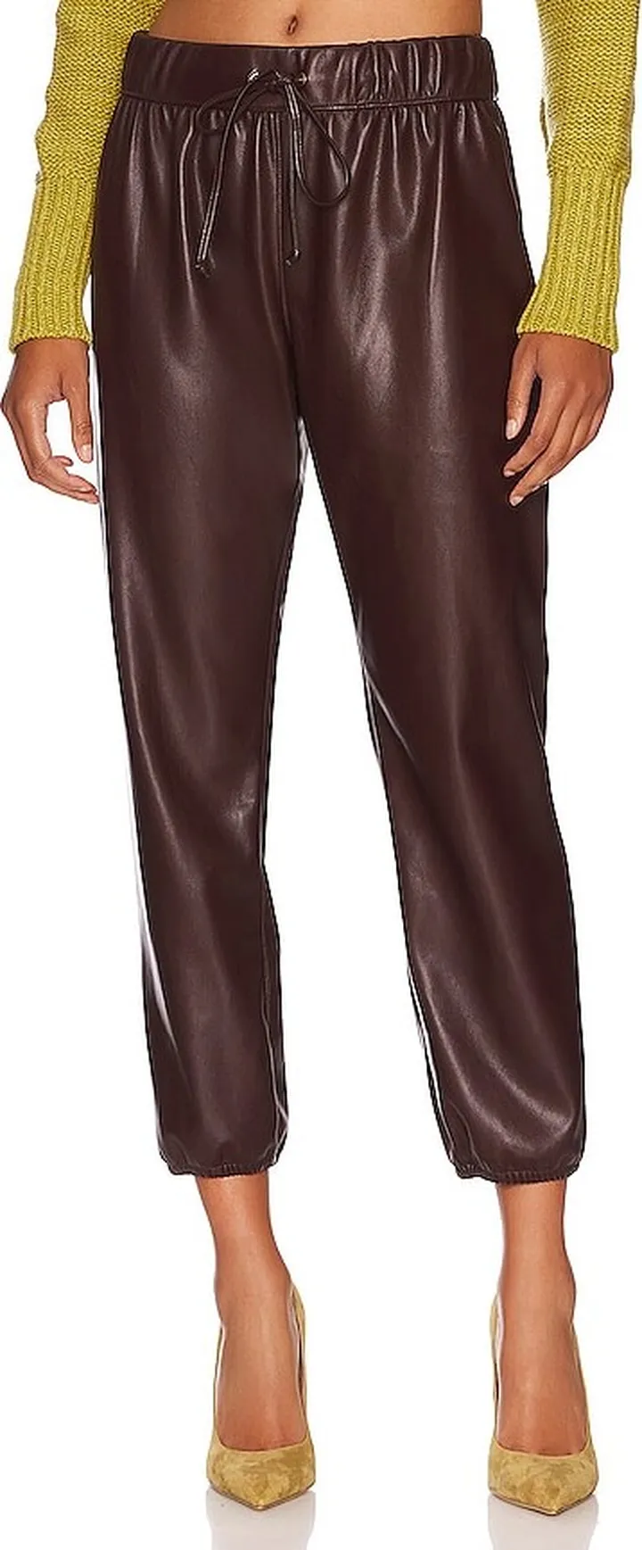 Vegan Leather Jogger
