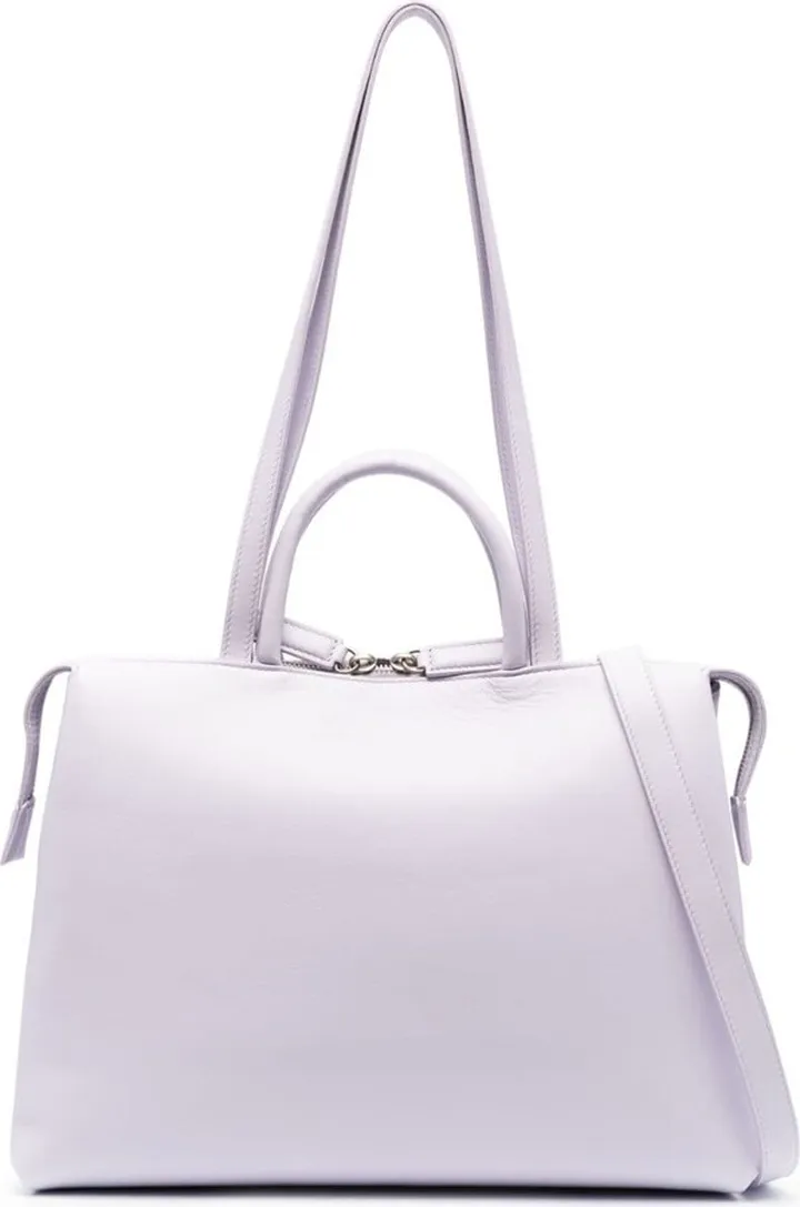 Smooth Grain Leather Shoulder Bag