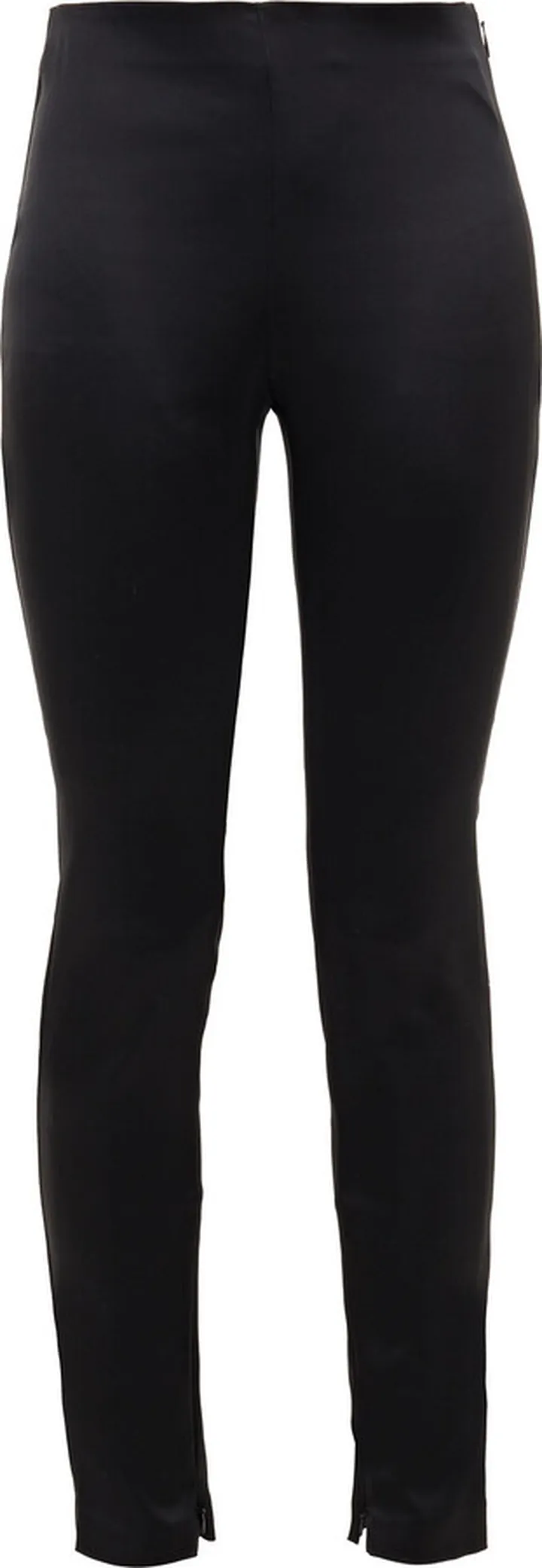 Stretch-satin skinny pants