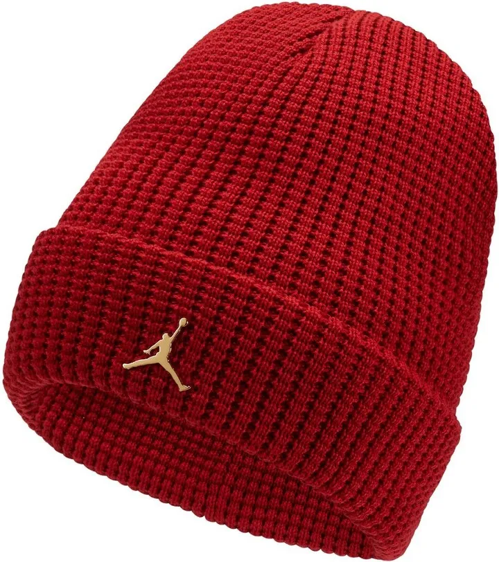 Men's Jordan Brand Red Metal Jumpman Cuffed Knit Hat