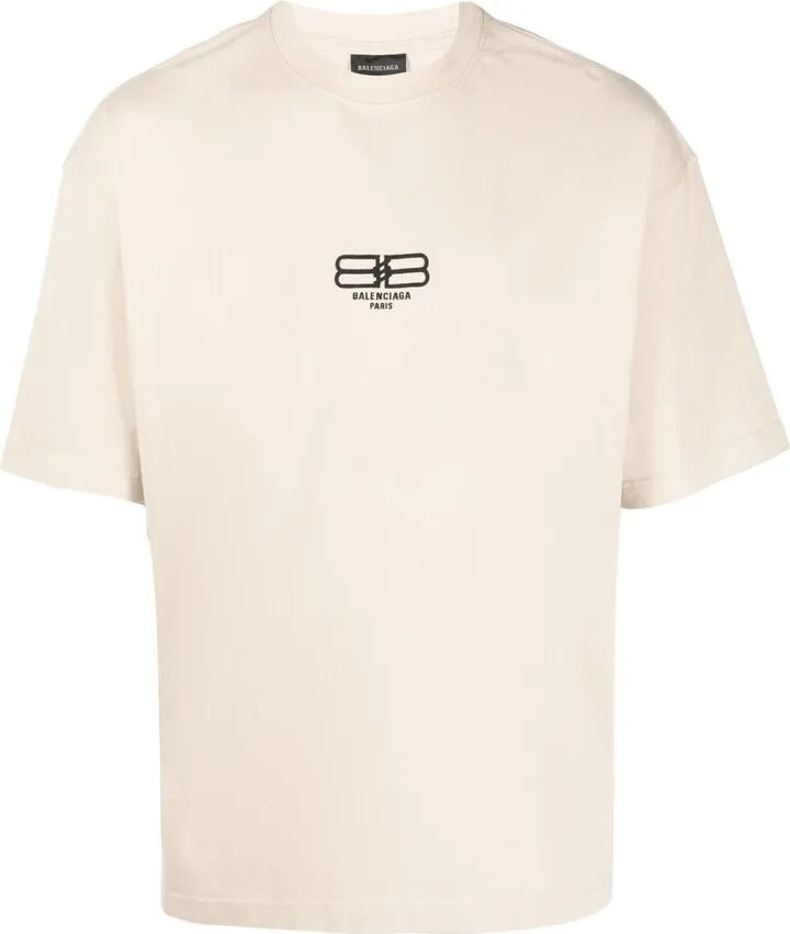 logo-embroidered crew-neck T-shirt