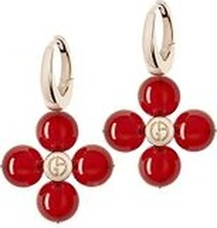 Tamara earrings in 18k gold and carnelian