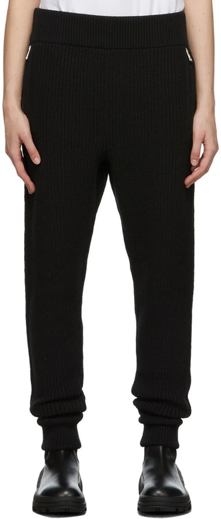 Moncler Genius 6 Moncler 1017 ALYX 9SM Black Knit Lounge Pants
