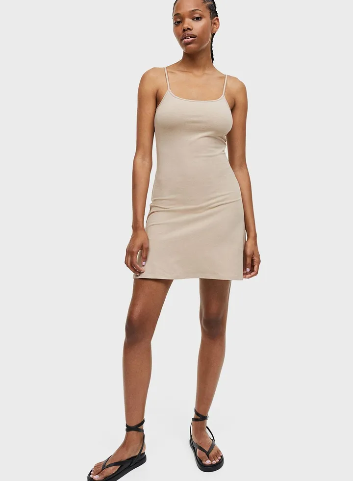 Flared Skirt Dress