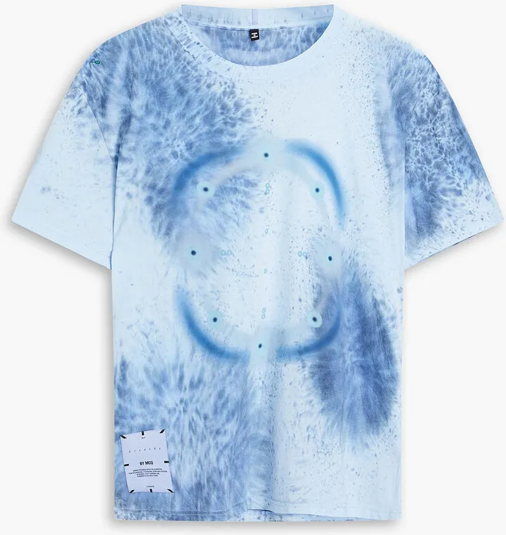 Printed cotton-jersey T-shirt