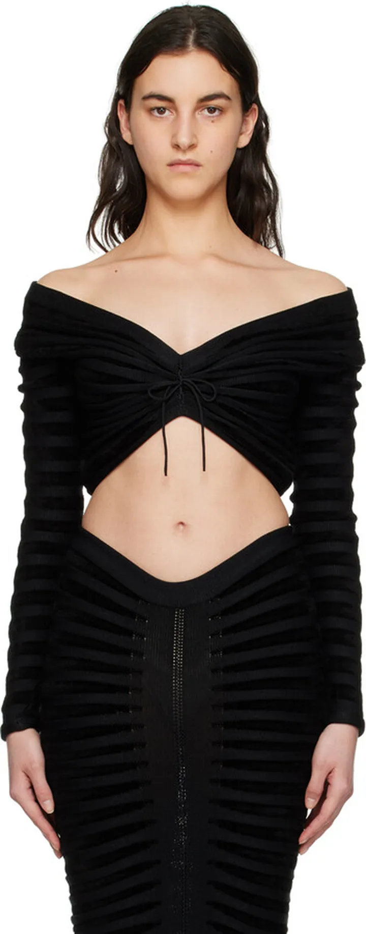 ALAÏA Black 3D Camisole