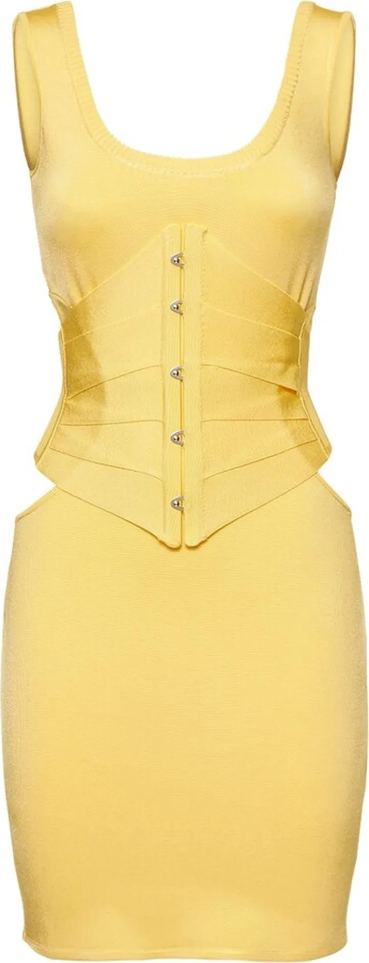Jersey corset mini dress