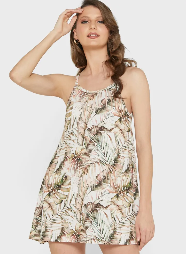 Printed Cami Dress