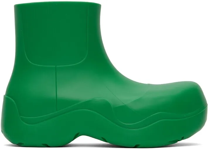 Bottega Veneta Green Puddle Boots