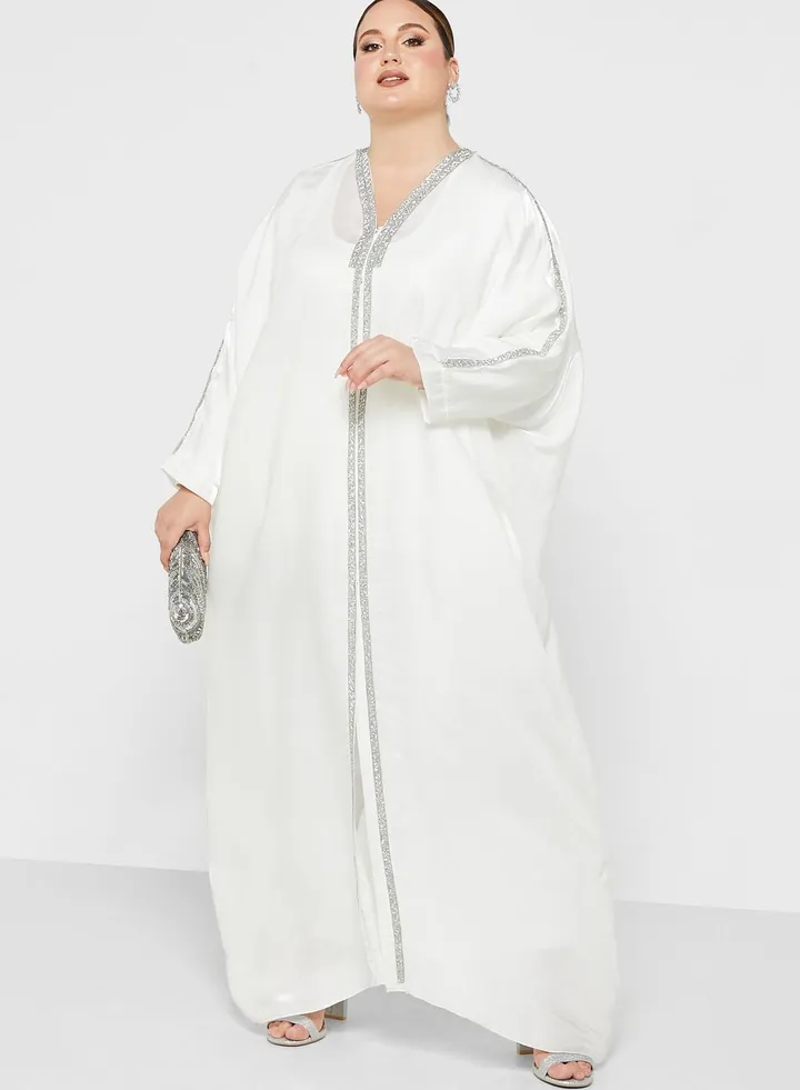 Shimmer Detail Kaftan