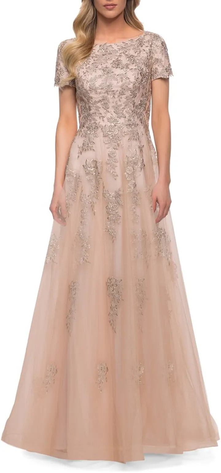 Lace & Tulle A-Line Gown