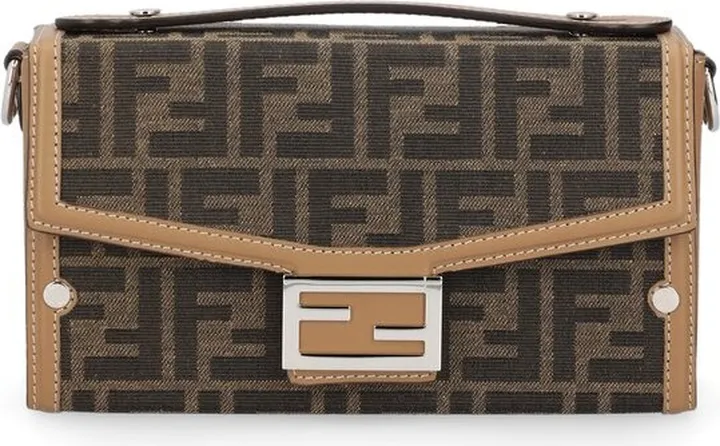 Fendi FF Motif Jacquard Crossbody Bag