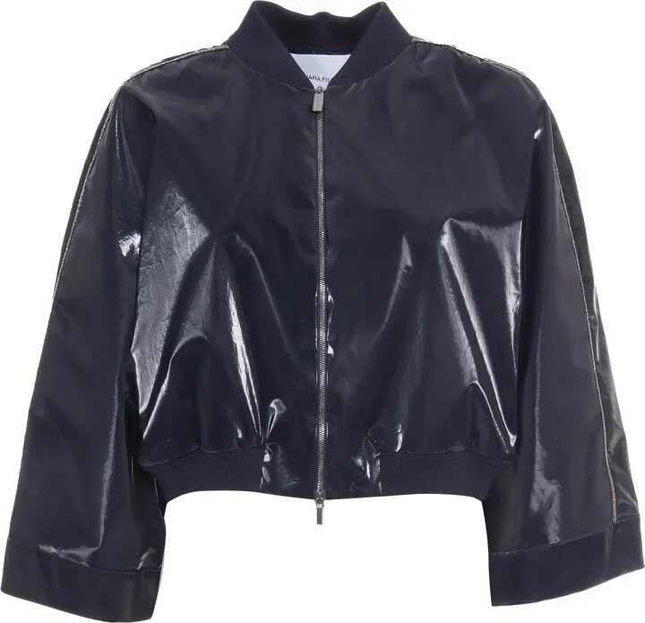 Shiny Bomber Jacket