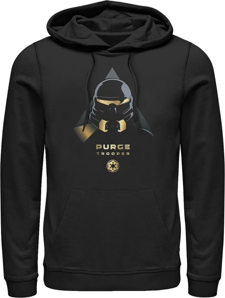 Men's Star Wars Jedi: Fallen Order Purge Trooper Symbol Pull Over Hoodie - Black - 3X Large