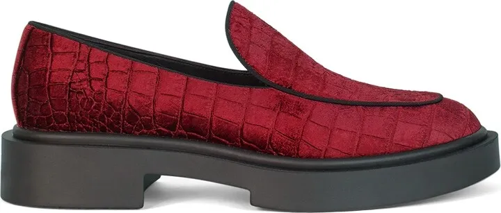 Achille velvet loafers