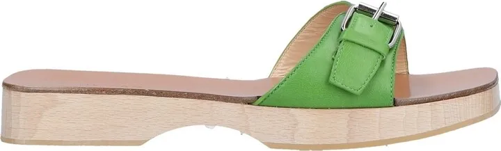 Mules & Clogs Green