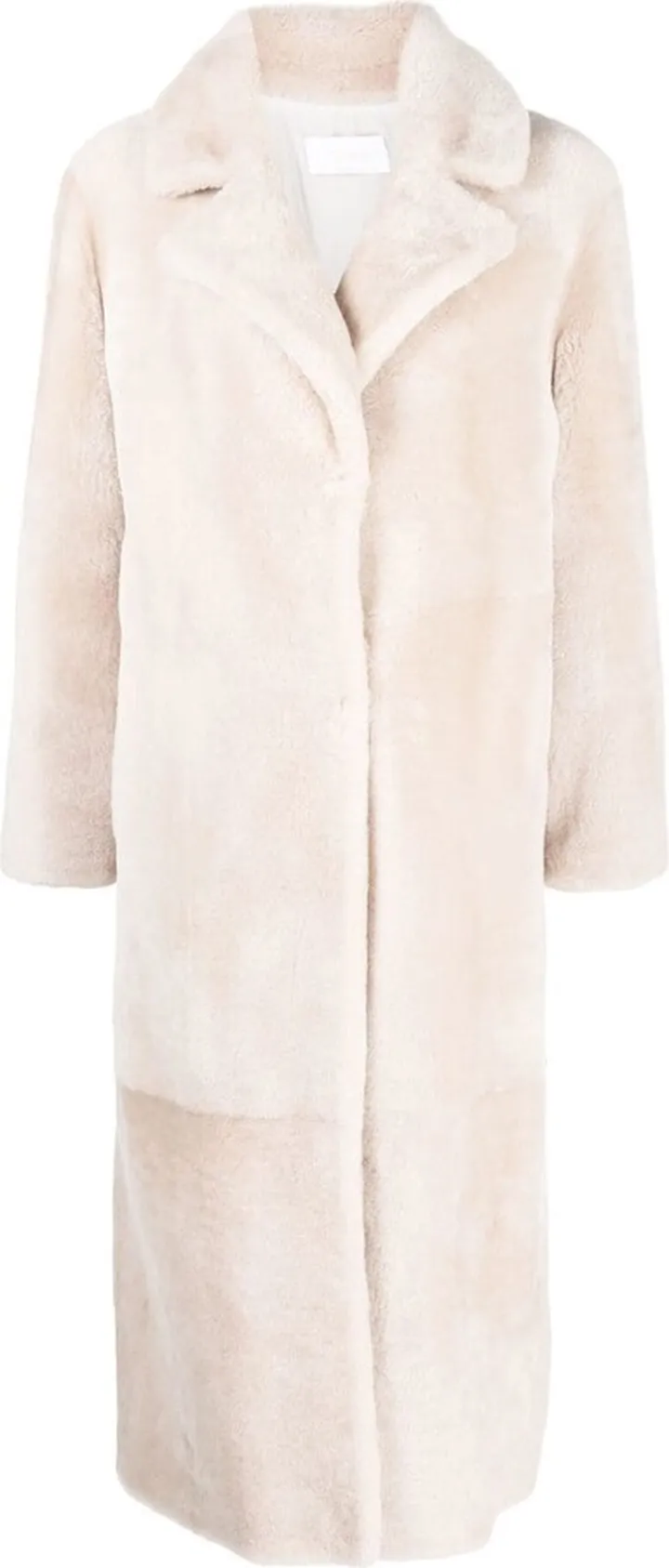 Meteo merino lambskin long coat
