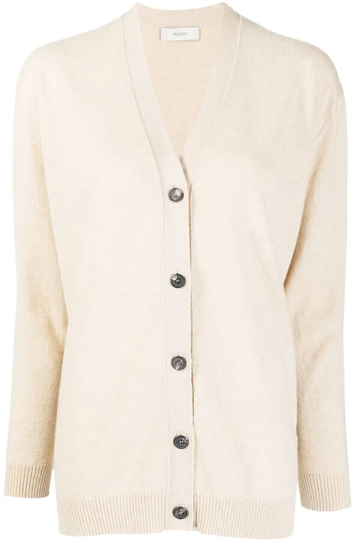 V-neck cashmere cardigan