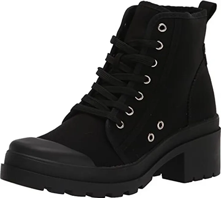 Chinese Laundry Women's Bunny Canvas Combat Boot