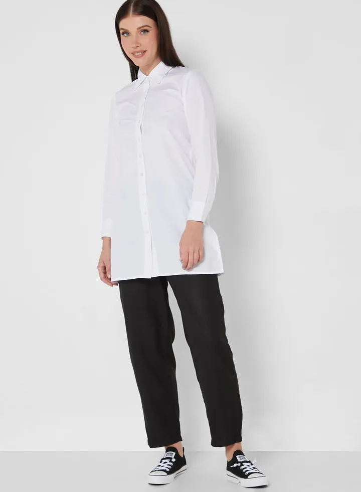 Paperbag Waist Detail Pants