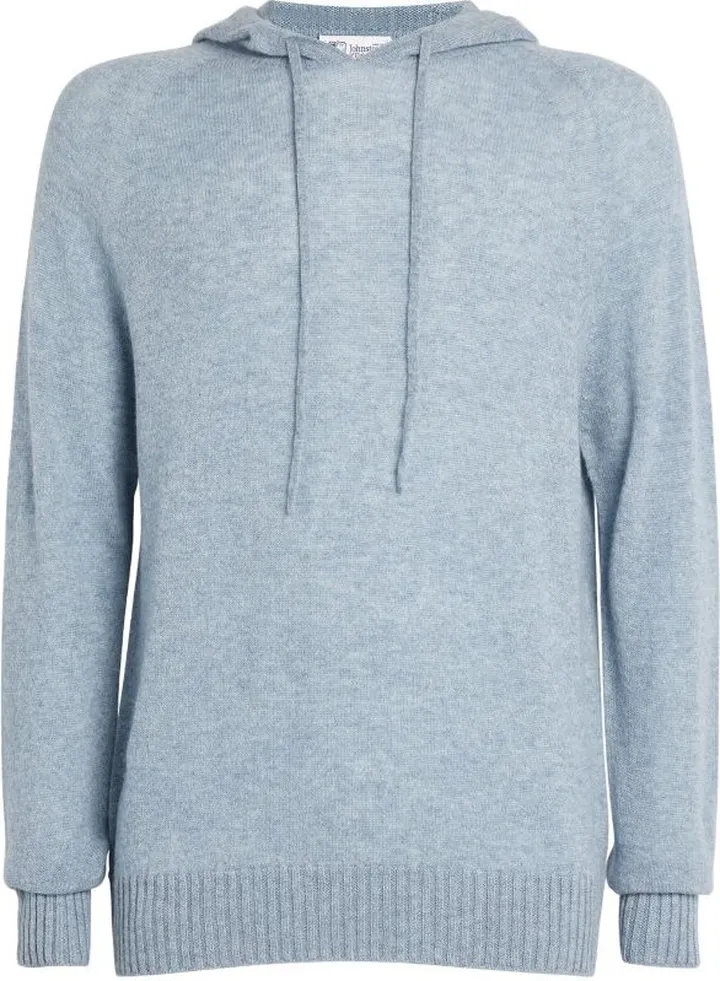 Johnstons Of Elgin Cashmere Knitted Hoodie