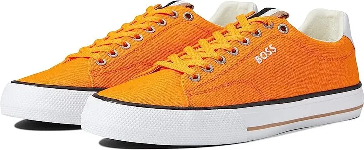 BOSS Aiden Low Top Sneakers (Sun Orange) Men's Shoes