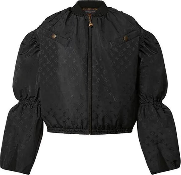 Bishop Sleeves Bomber Jacket