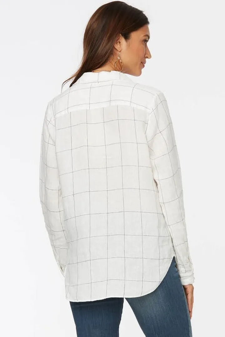 NYDJ Downtown Tunic Top - Boxpane