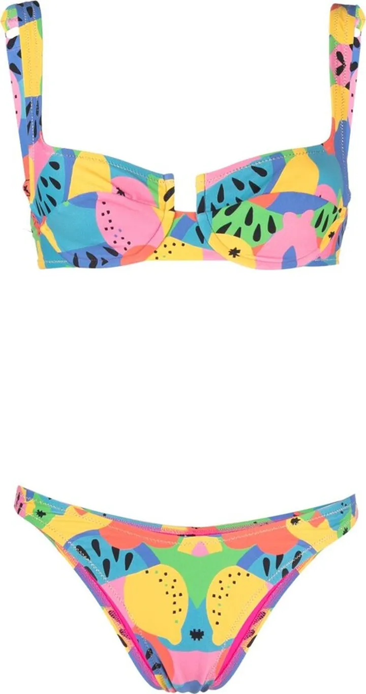 Pink Brigitte High-Leg Bikini